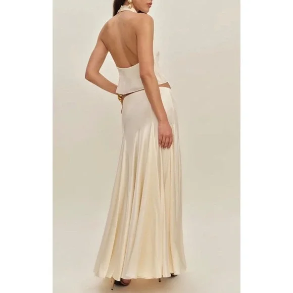 Reformation Sera Silk Two Piece Set Brand New - Picture 2 of 9